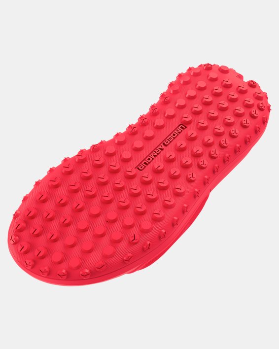 Unisex UA Summit Fat Tire Sway Slides in Red image number 4